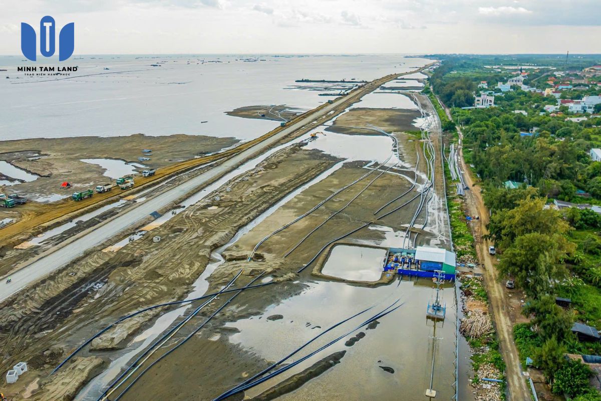 Tiến độ Vinhomes Green Paradise tháng 9/2025: Cập nhật mới nhất 17 Công trường Vinhomes Green Paradise nhìn từ trên cao