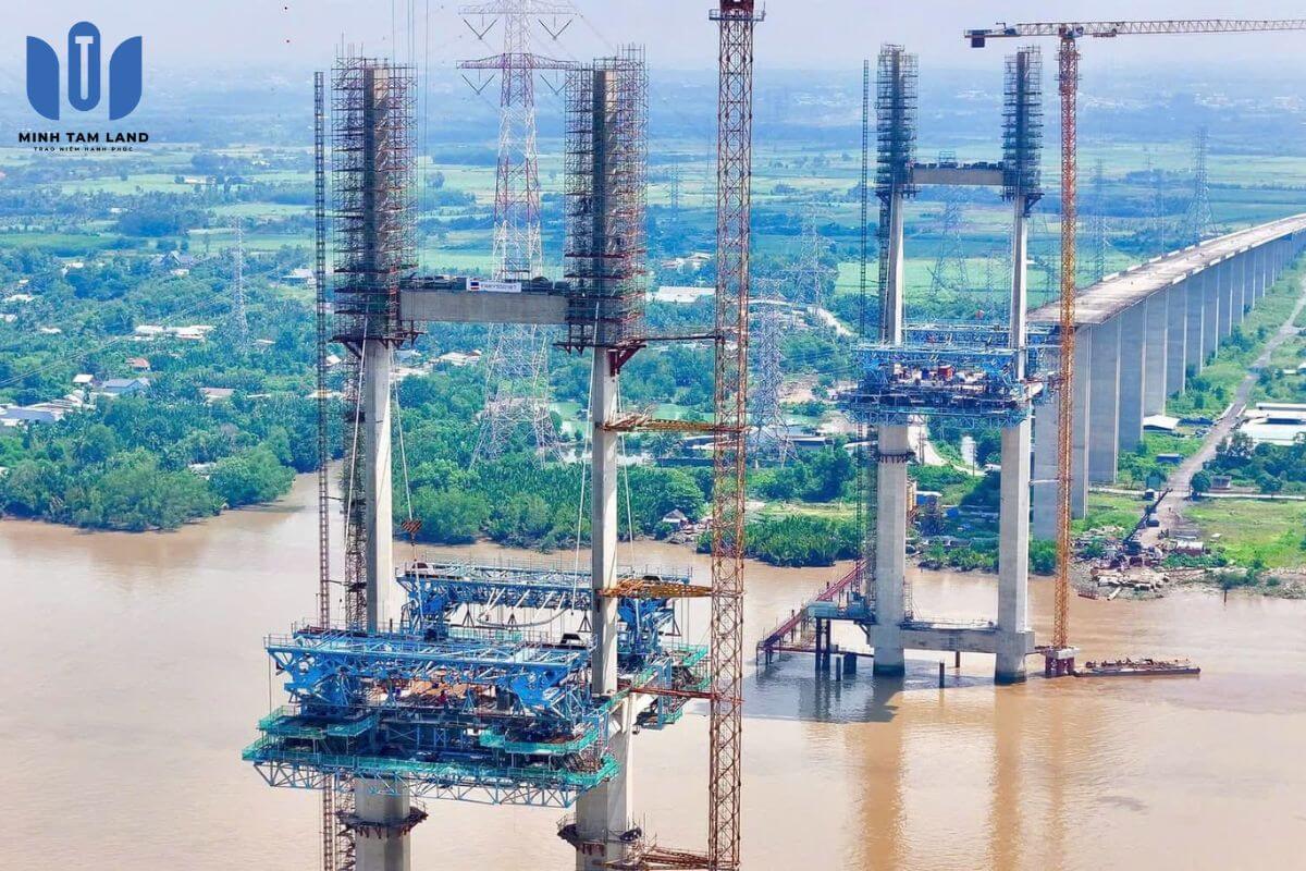 Cầu Phước Khánh – Đòn bẩy hạ tầng đưa Vinhomes Green Paradise vươn tầm 6 Cầu Phước Khánh đã tái khởi động với tốc độ thi công ấn tượng