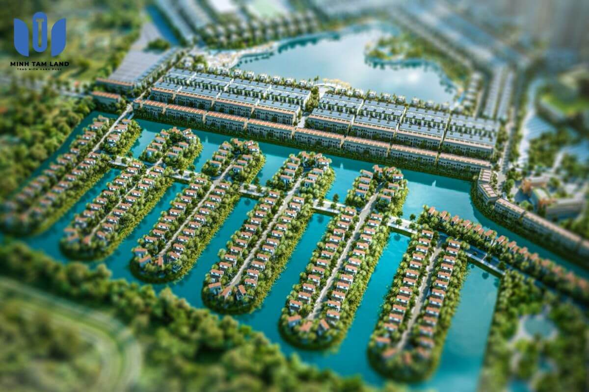 Vinhomes Green Paradise dành phần lớn diện tích cho mảng xanh