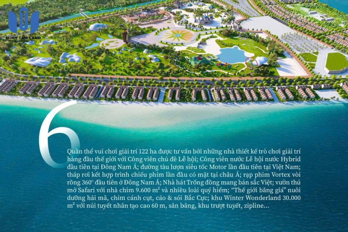 So sánh với các khu vui chơi giải trí hàng đầu thế giới