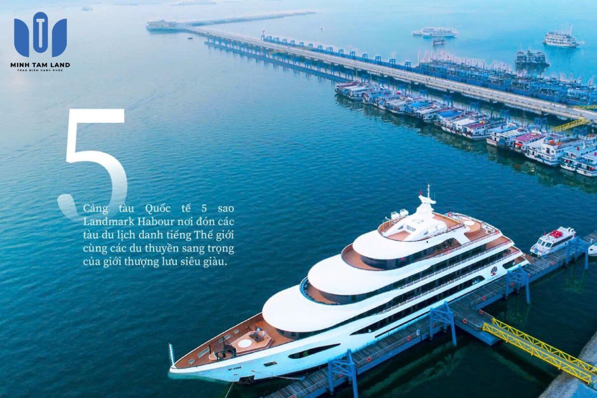 Landmark Harbour Vinhomes Green Paradise được kiến tạo như một tổ hợp du thuyền 5 sao quốc tế