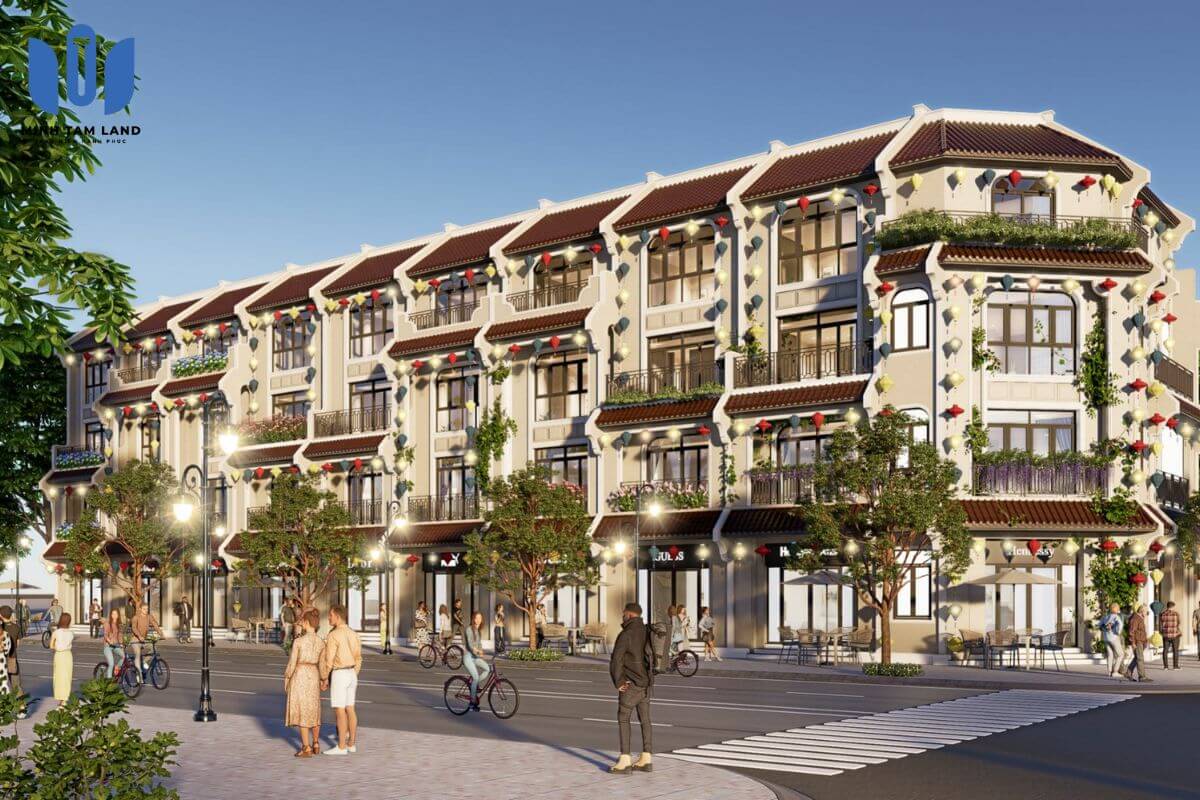 Nhà phố phân khu Vịnh Ngọc Vinhomes Green Paradise: Cập nhật giá bán mới nhất 29 Kiến trúc Hội An