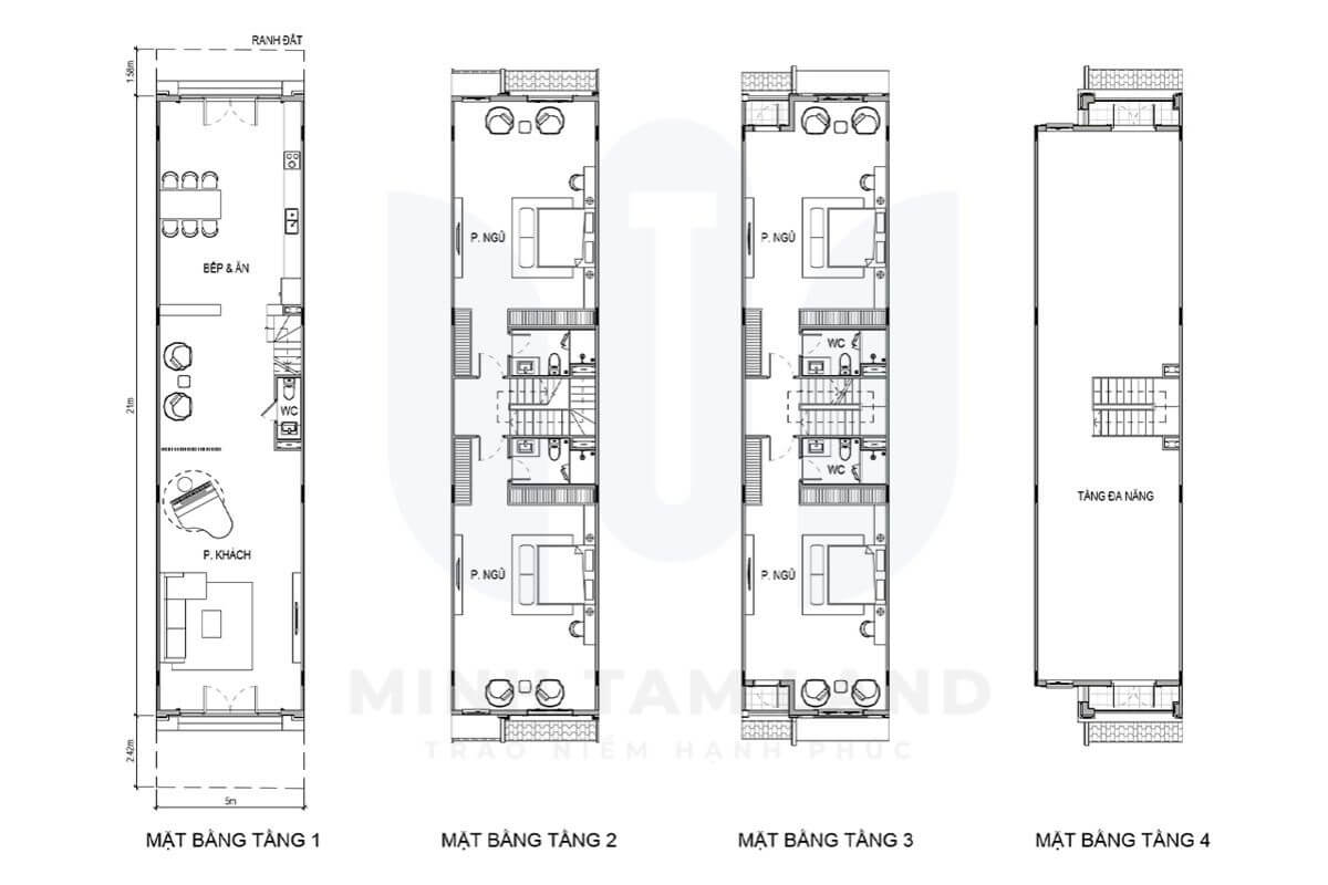 Nhà phố phân khu Vịnh Ngọc Vinhomes Green Paradise: Cập nhật giá bán mới nhất 20 Nhà phố phân khu Vịnh Ngọc 125m2