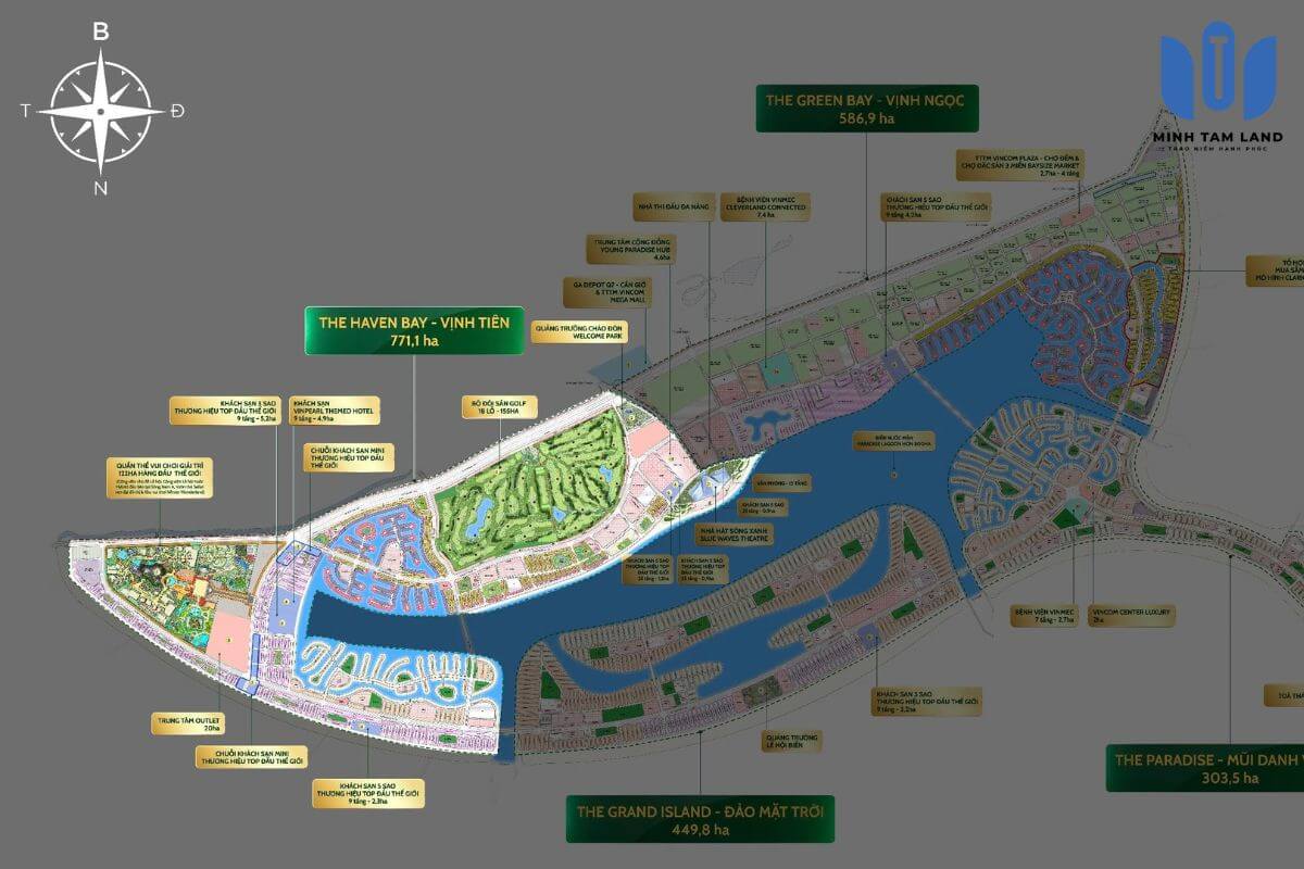 Phân khu The Haven Bay Vinhomes Green Paradise