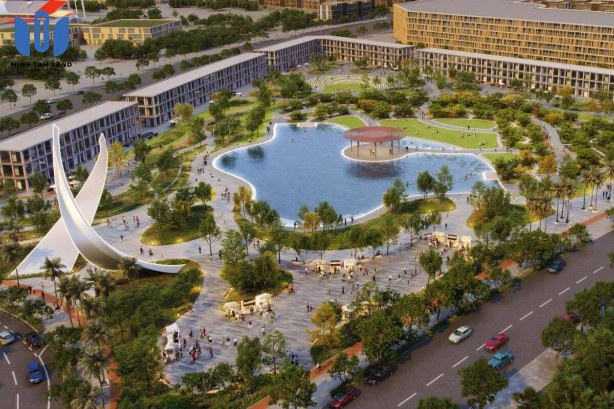 Quảng trường Chào đón Welcome Park là biểu tượng kiến trúc mở, tạo nên ấn tượng thị giác mạnh mẽ