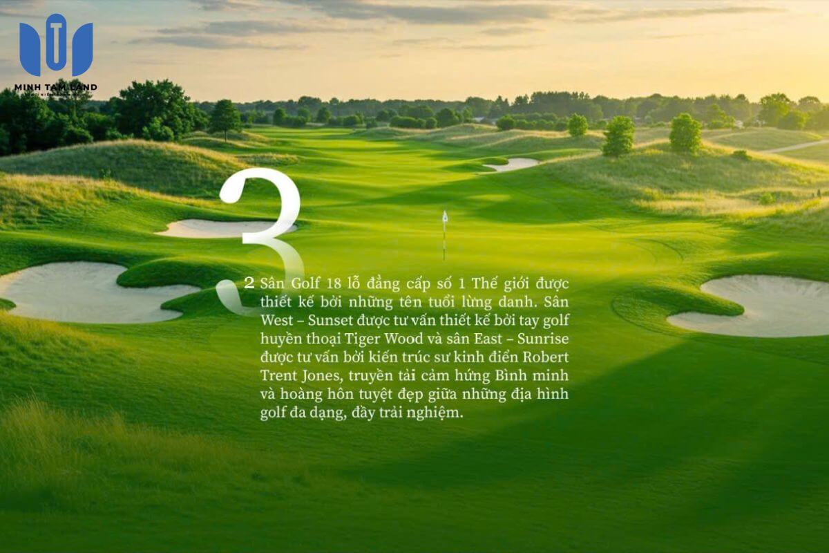 Sân golf Vinhomes Green Paradise được quy hoạch trên quỹ đất hơn 150ha