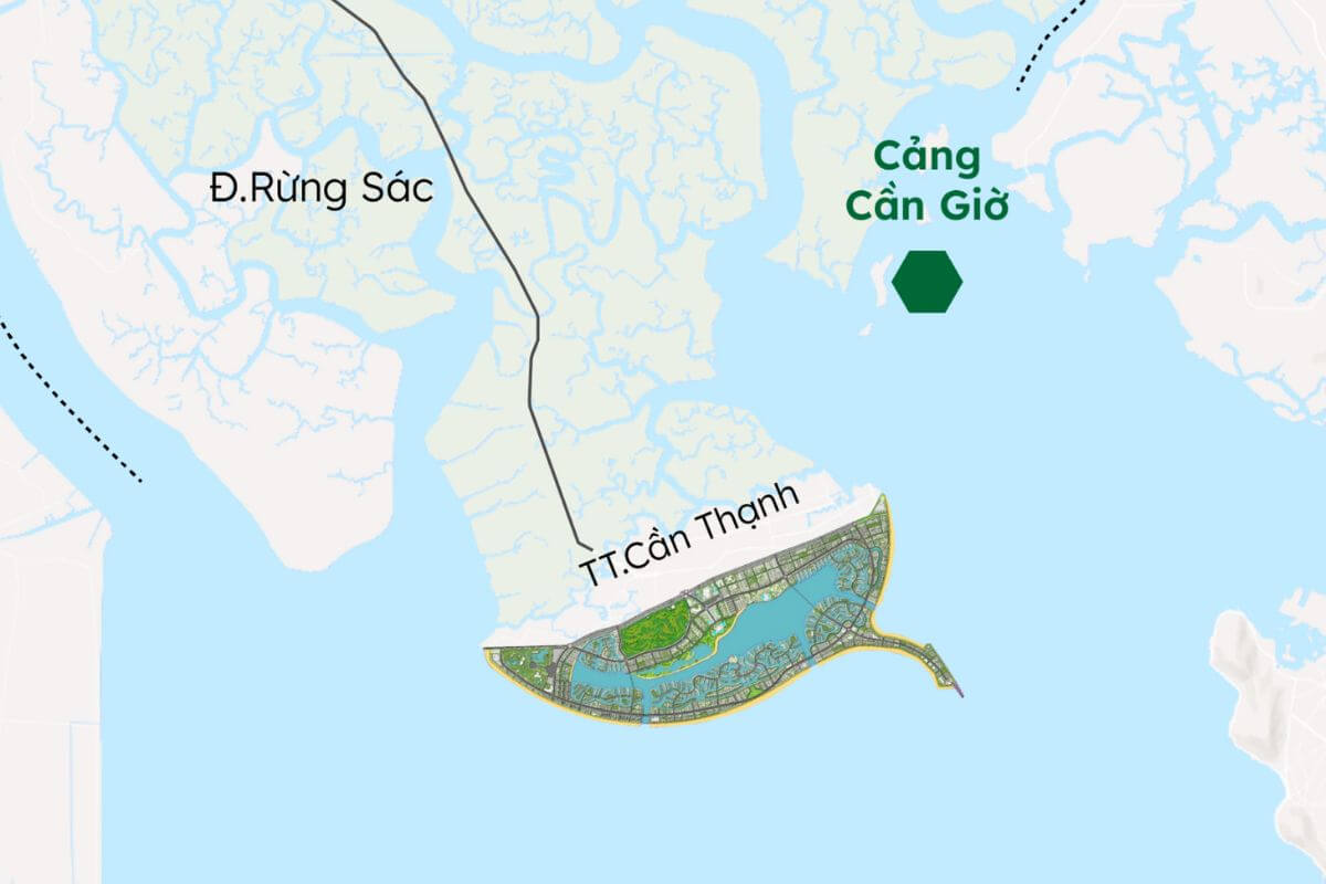 Dự án sở hữu vị trí chiến lược tại Cù lao Gò Con Chó, huyện Cần Giờ