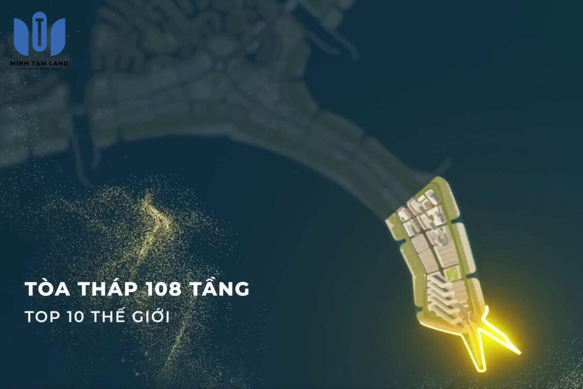Tòa tháp 108 tầng Vinhomes Green Paradise Cần Giờ dự kiến sẽ ghi dấu ấn trong Top 10 công trình cao nhất thế giới