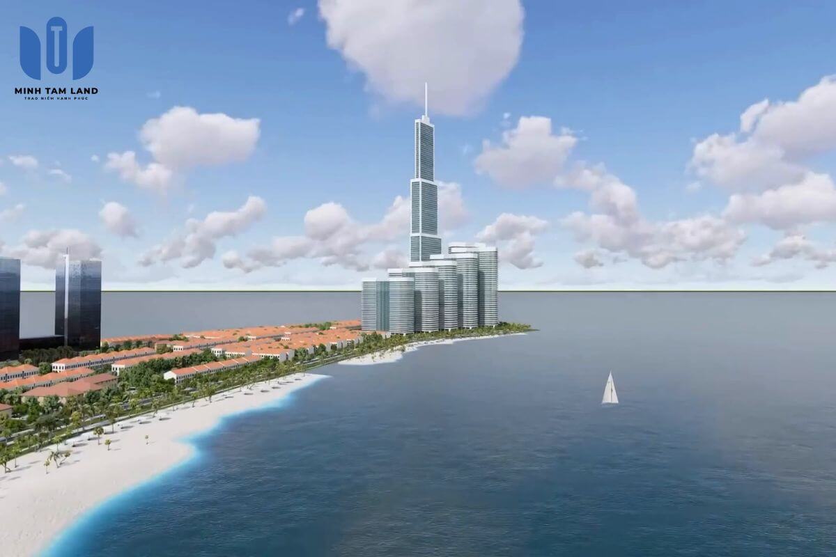 Tòa tháp 108 tầng Vinhomes Green Paradise là biểu tượng kiến trúc đa chức năng