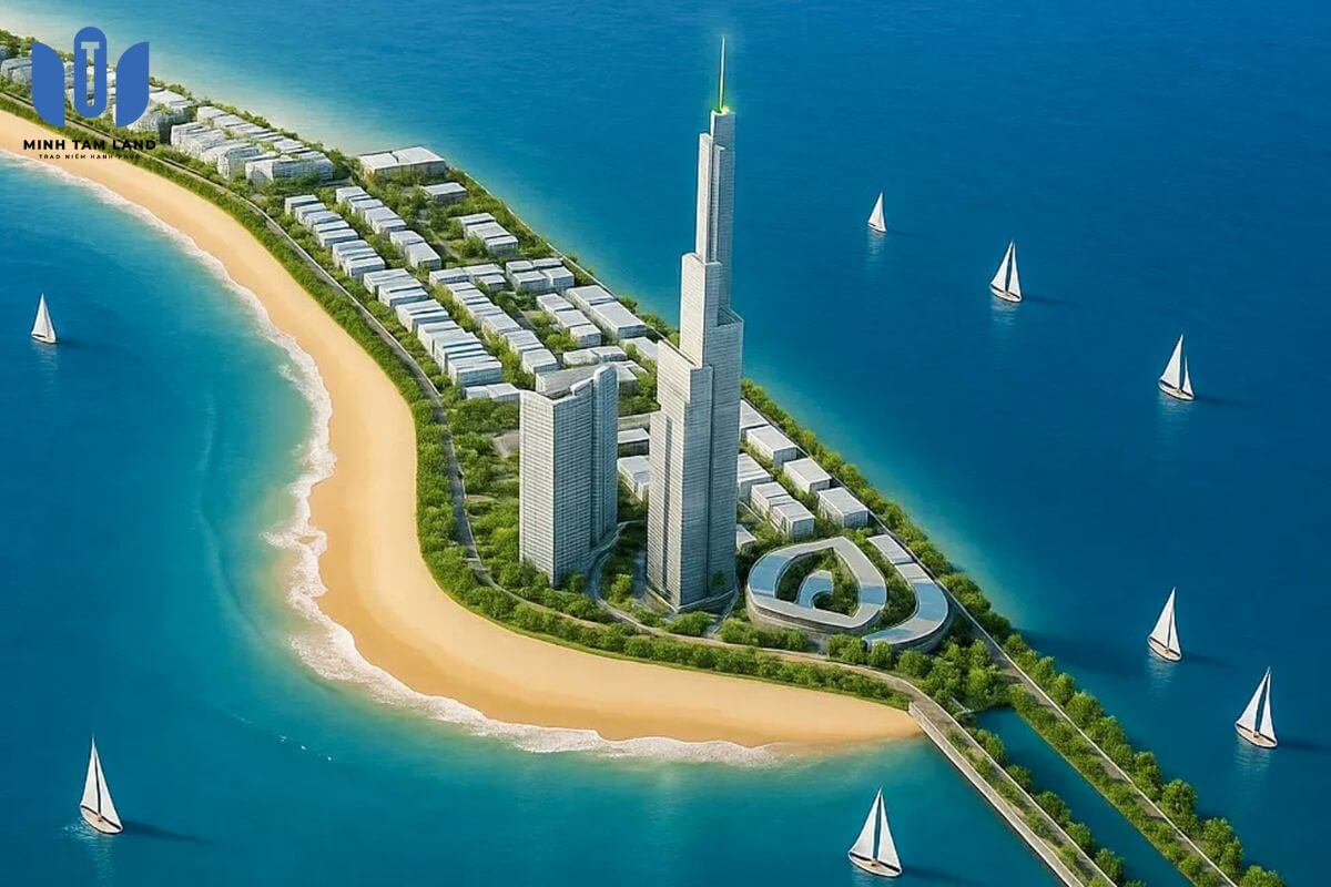 Tòa tháp 108 tầng Vinhomes Green Paradise Cần Giờ được kiến tạo dựa trên mô hình ESG++