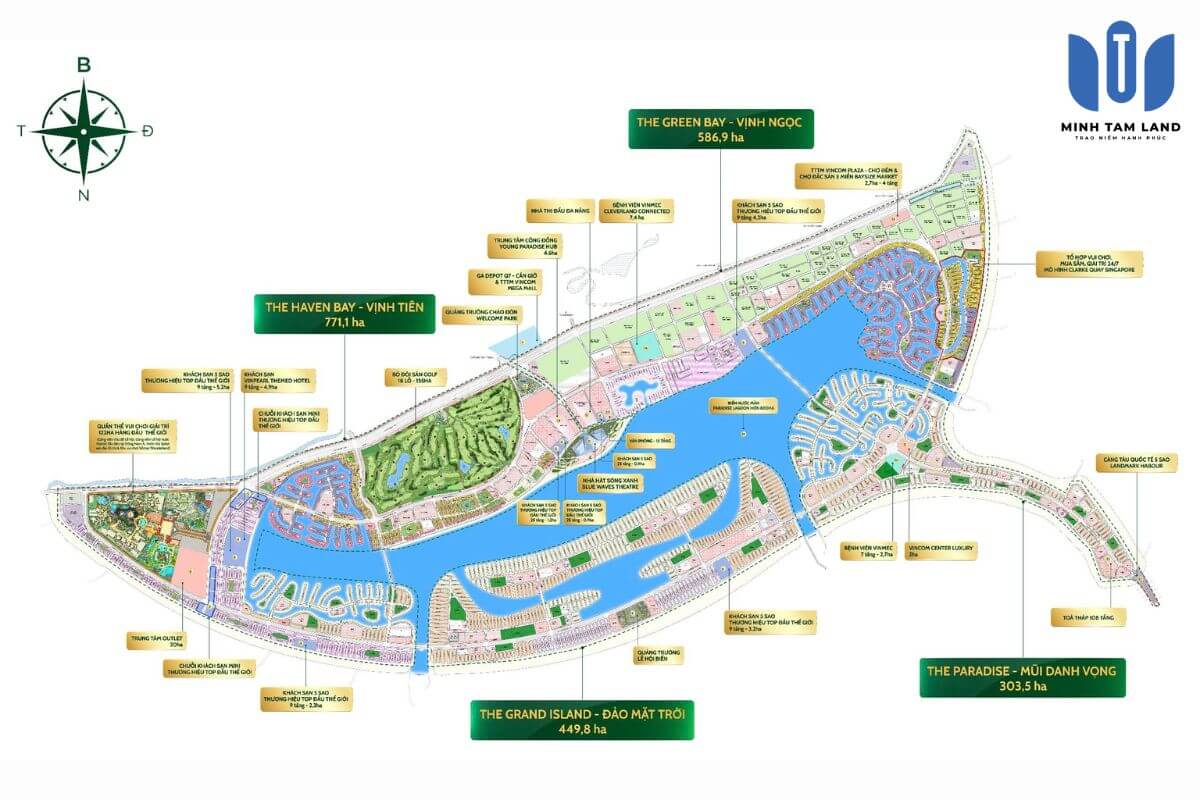 Trung tâm Outlet Vinhomes Green Paradise – Biểu tượng mua sắm mới của đô thị biển 7 Trung tâm outlet Vinhomes Green Paradise được quy hoạch tại phân khu A – Vịnh Tiên