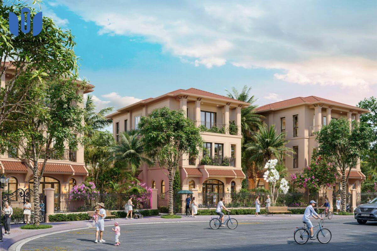 Nội thất bên trong biệt thự phân khu Vịnh Ngọc Vinhomes Green Paradise được xây dựng theo phong cách hiện đại