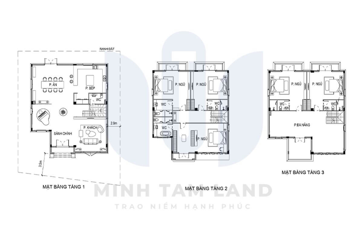 Biệt thự đơn lập phân khu Vịnh Ngọc mẫu 1