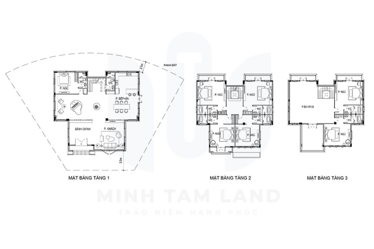 Biệt thự đơn lập phân khu Vịnh Ngọc mẫu 2