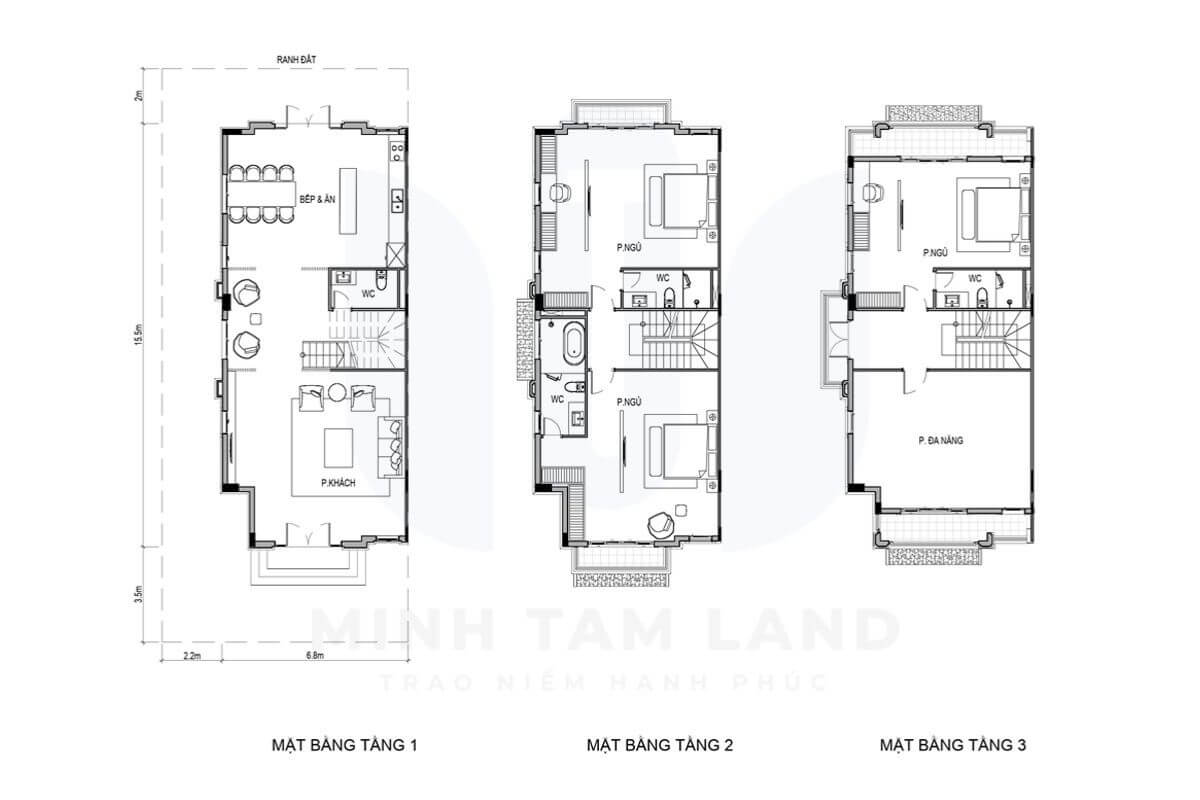 Biệt thự song lập phân khu Vịnh Ngọc mẫu 2