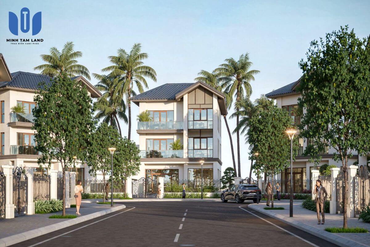 Phong cách thiết kế biệt thự phân khu Vịnh Ngọc Vinhomes Green Paradise