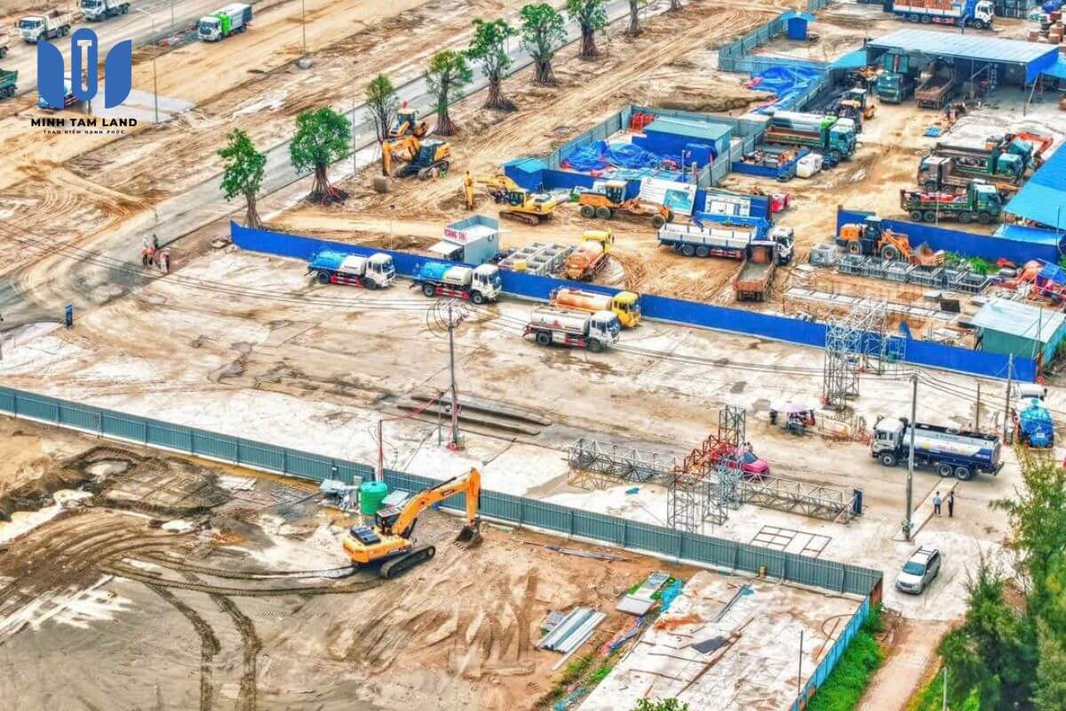 Tiến độ Vinhomes Green Paradise Tháng 11